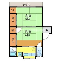 ウィズ赤迫の物件間取画像